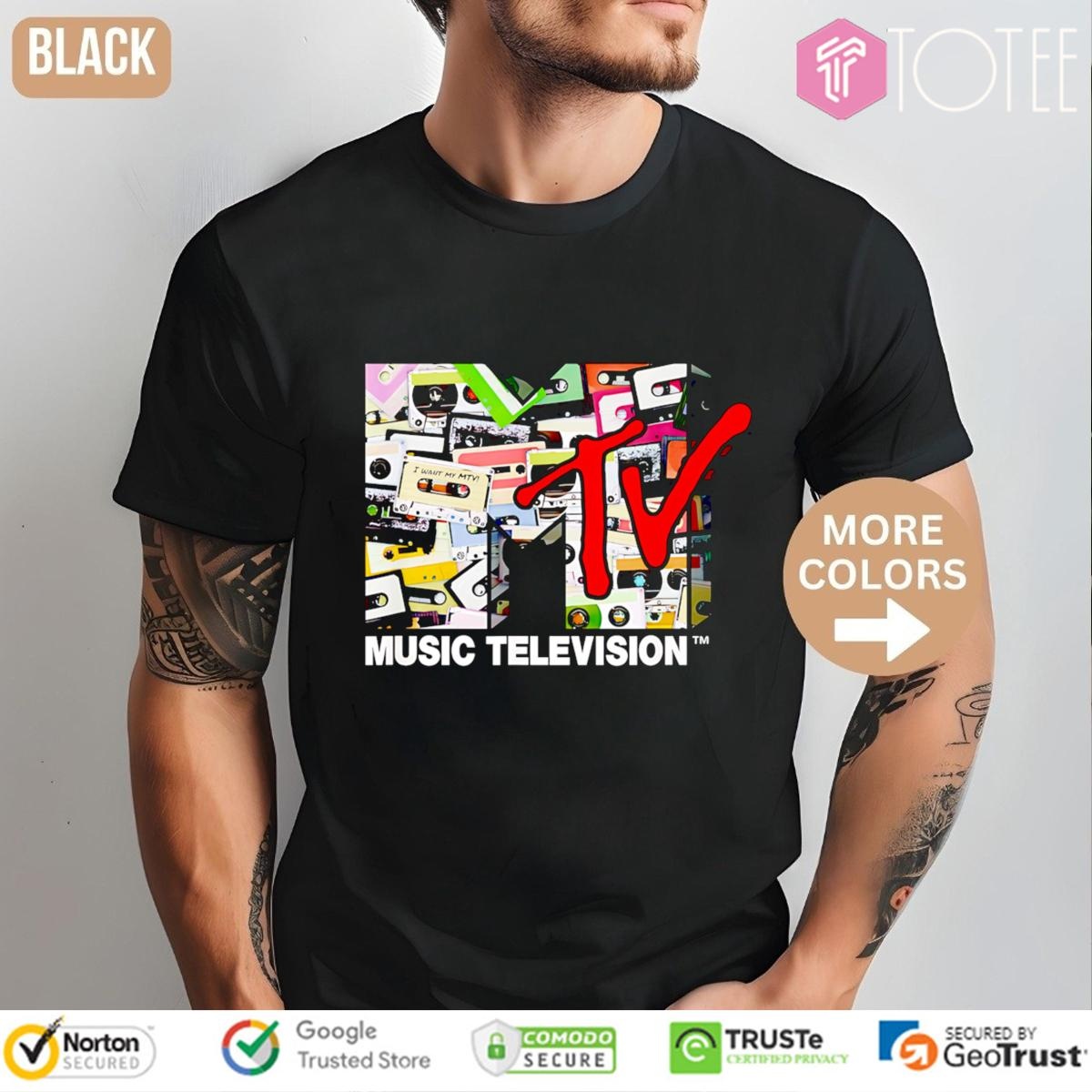 Music Television Mtv Logo T-shirt