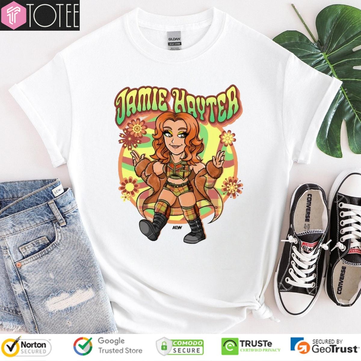 Jamie Hayter Flower Child Kids Aew Graphic T-shirt