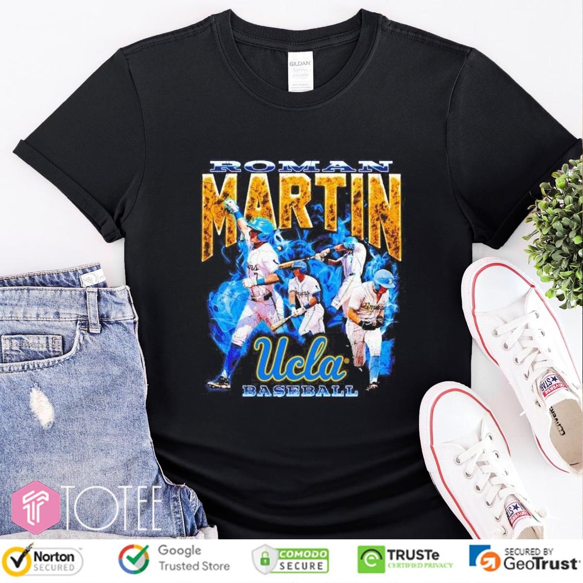 Roman Martin 90S Picture Collage Ucla Bruins Baseball T-shirt