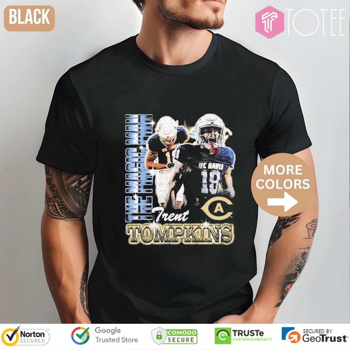 Trent Tompkins The Magic Man Uc Davis Aggies Picture Collage Shirt