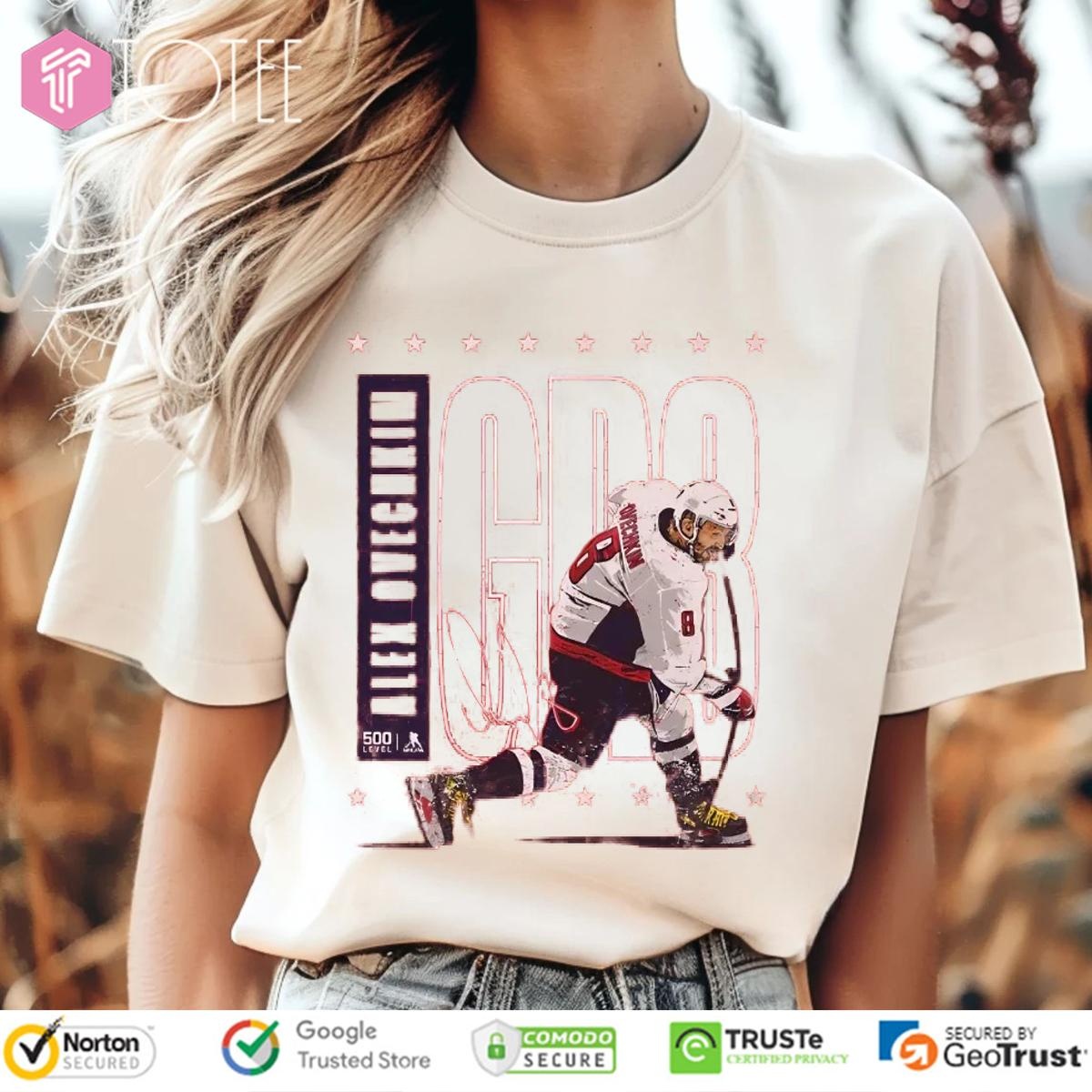Alex Ovechkin Washington Hockey Gr8 Signature T-shirt
