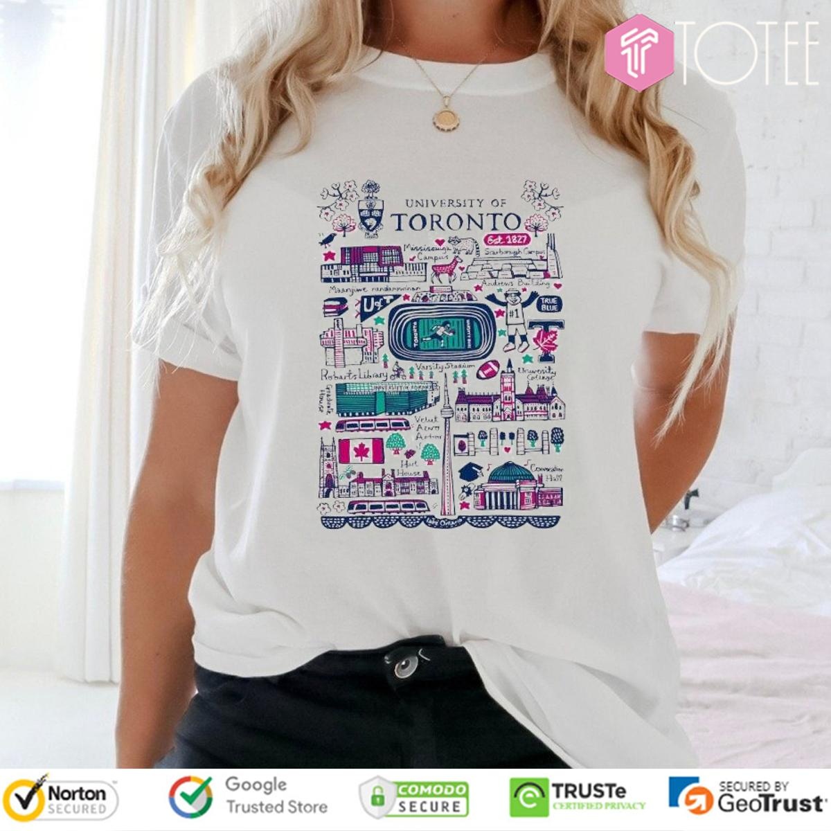 University Of Toronto Art Illustration T-shirt