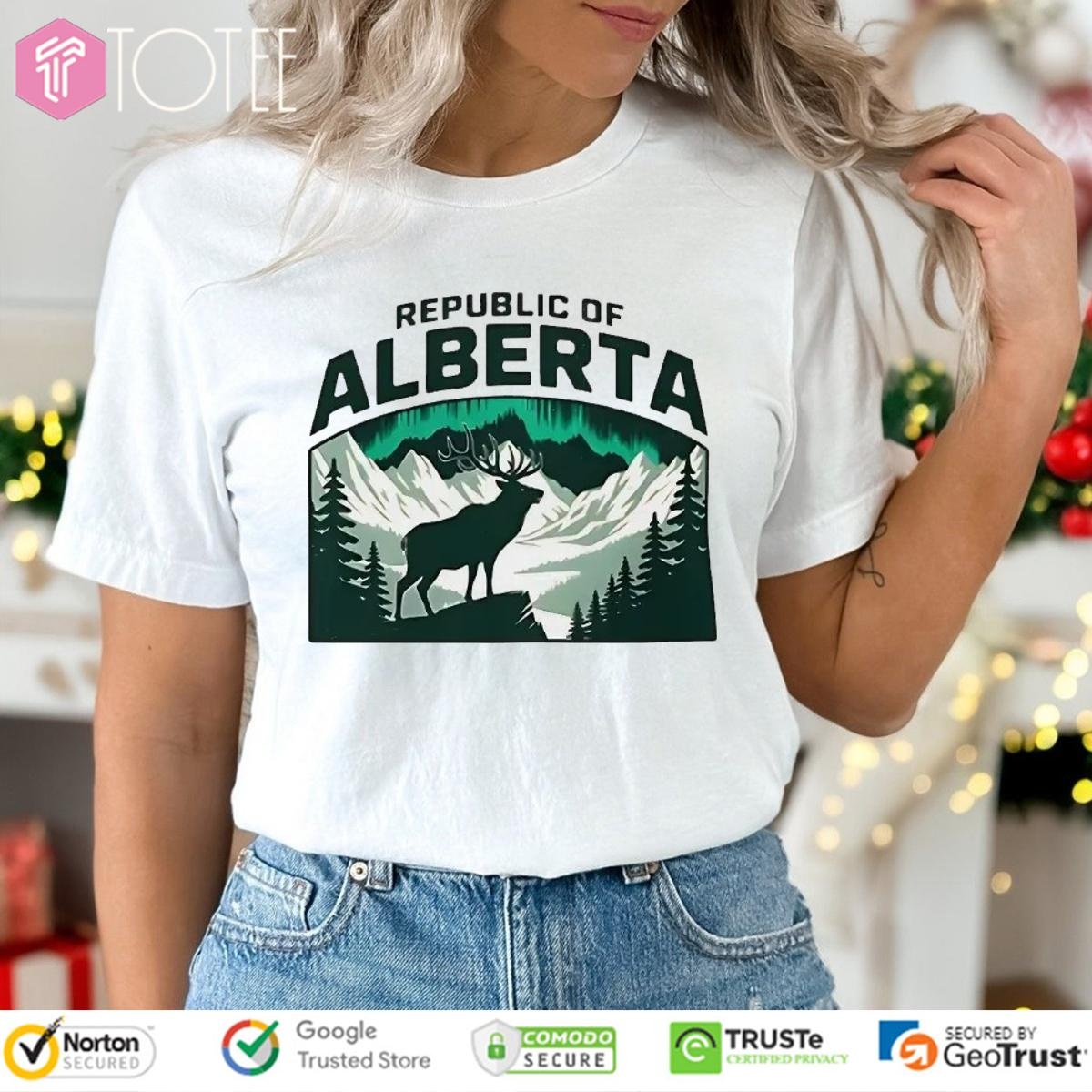Republic Of Alberta Canada T-shirt