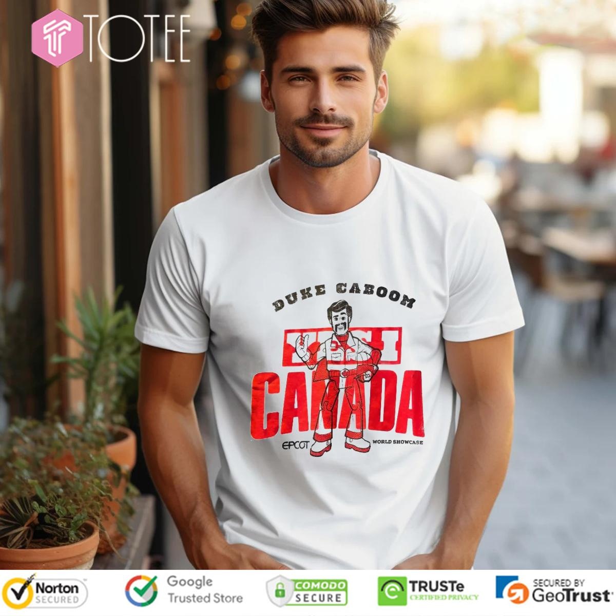 Yes I Canada Epcot World Showcase Duke Caboom T-shirt
