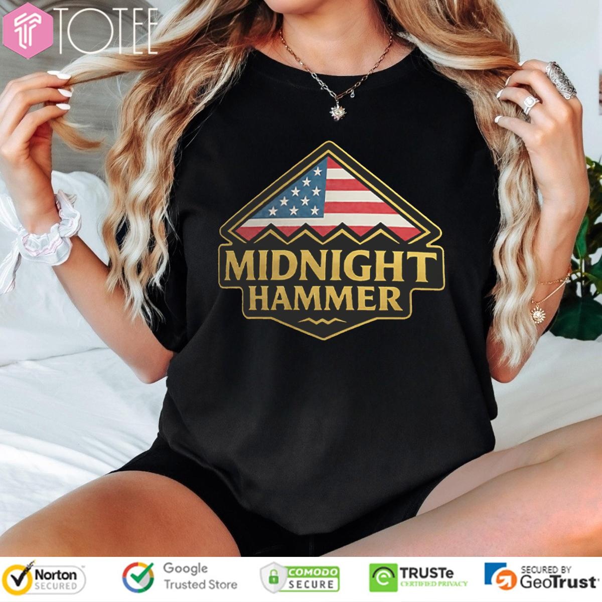 Operation Midnight Hammer B-2 Stealth Jet Military T-shirt