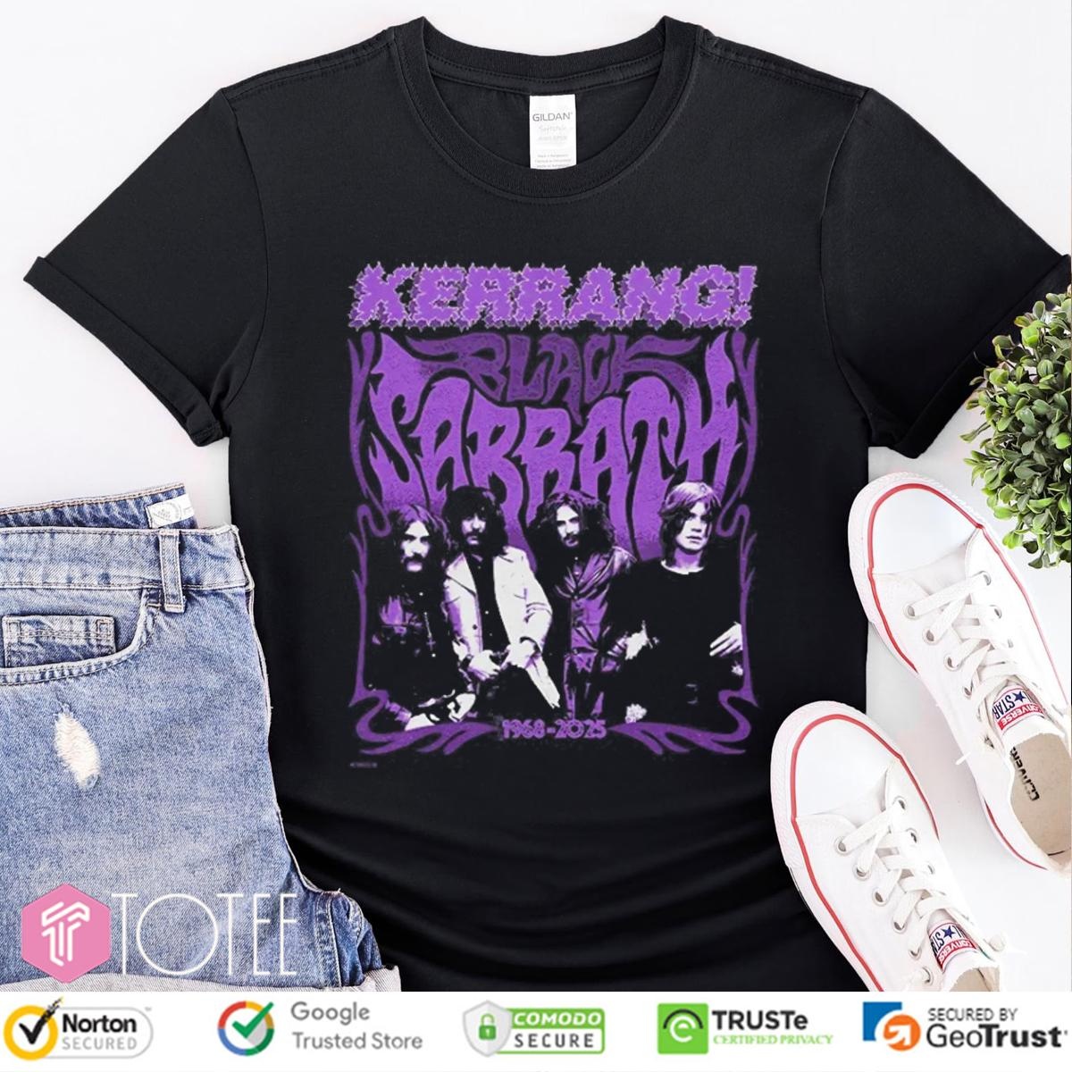 Black Sabbath X Kerrang 1968-2025 T-shirt