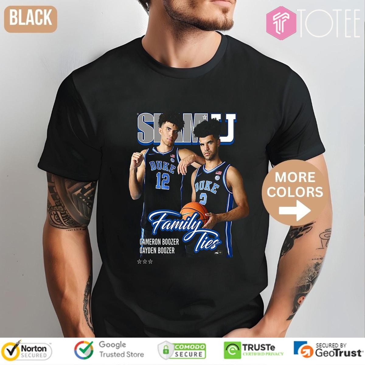 Brothers Cameron Boozer Cayden Boozer Slam Cover T-shirt