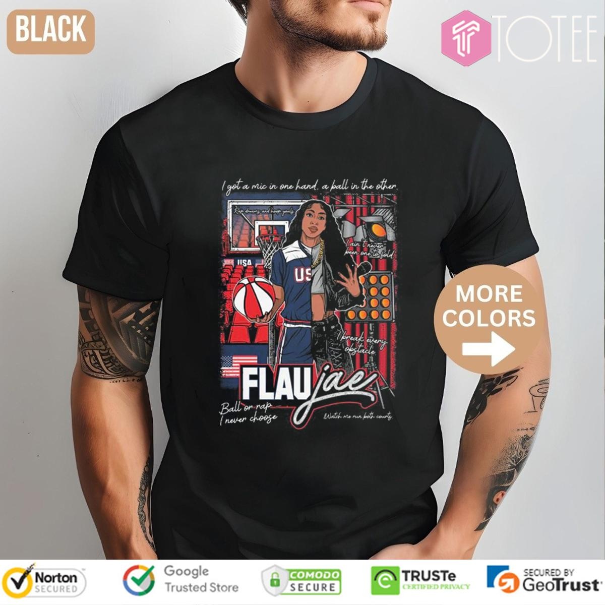 Flaujae Johnson Ball Or Rap I Never Choose Best Of Both Worlds T-shirt