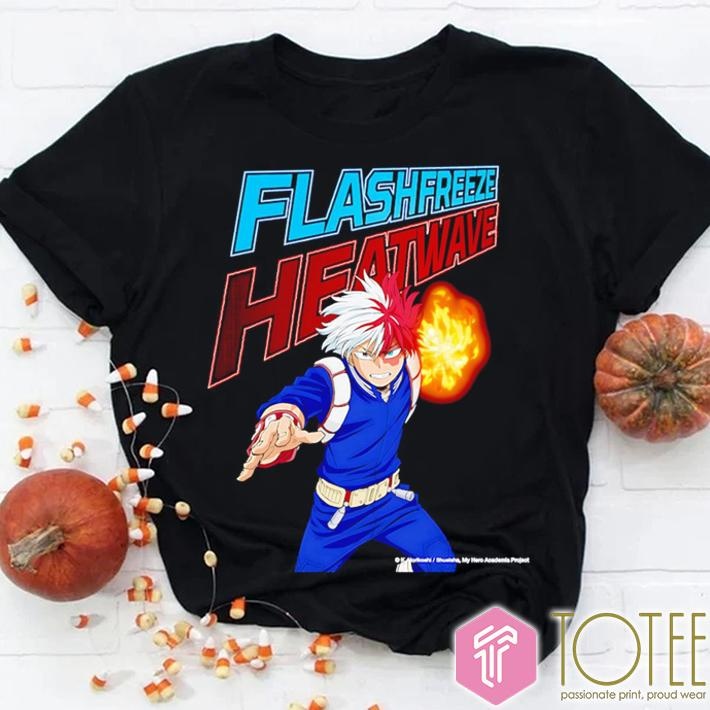 Todoroki Shoto Flashfreeze Heatwave My Hero Academia T-shirt