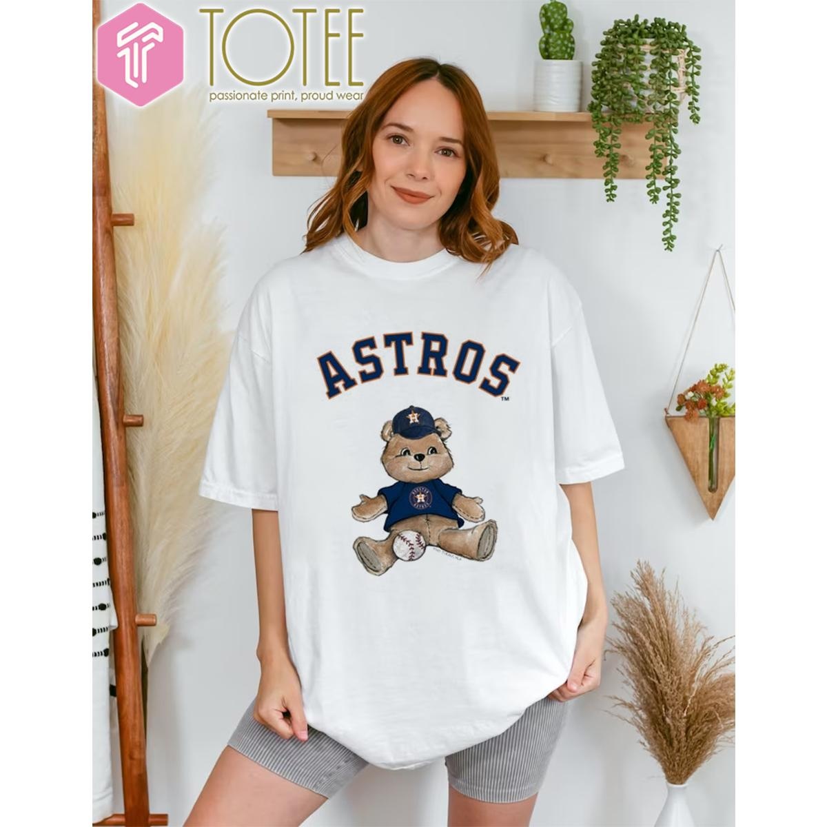 Houston Astros Tiny Turnip Teddy Bear T-shirt