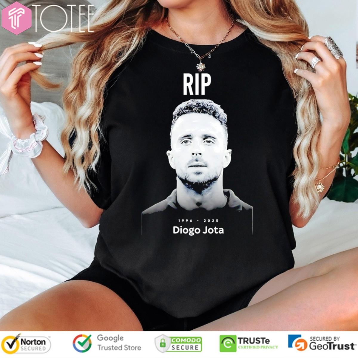 Rip Diogo Jota 1996-2025 Liverpool Fc T-shirt