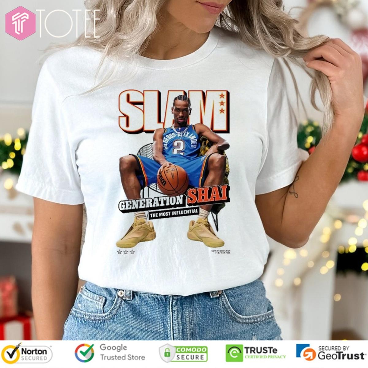 Generation Shai Gilgeous-Alexander The Most Influential Slam Okc Thunder T-shirt