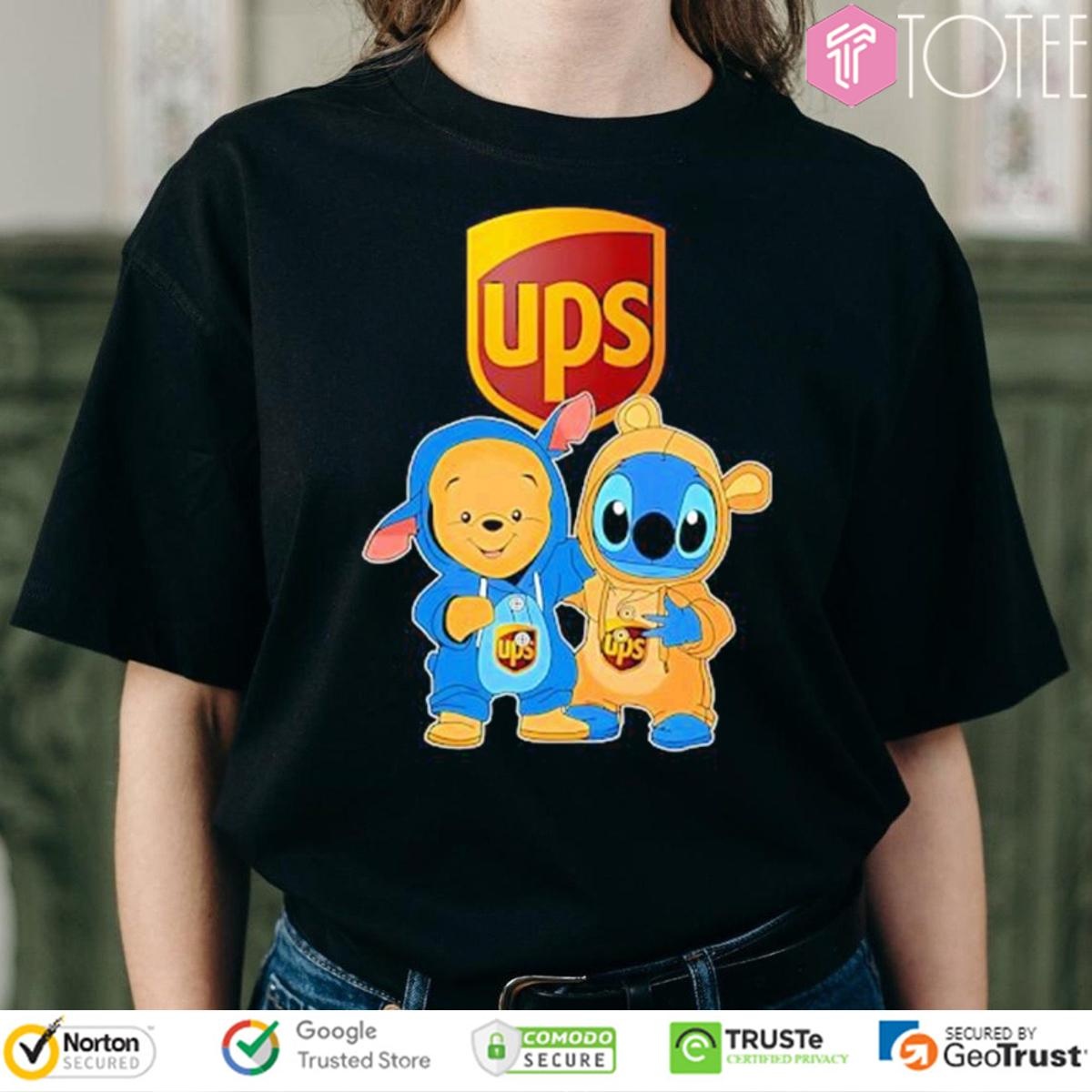 Ups Pooh And Stitch United Parcel Service T-shirt
